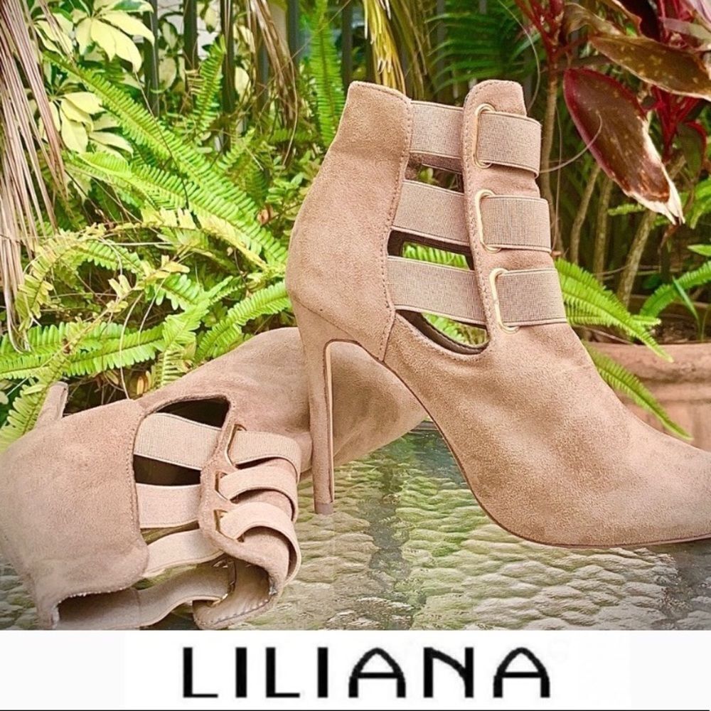 Liliana Faux Suede Stiletto Booties